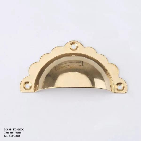 Tay Nắm Cửa Tủ Bằng Đồng FD326DC