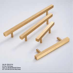 Tay Nắm Cửa Tủ Bằng Đồng Cạnh Vuông FD333VM