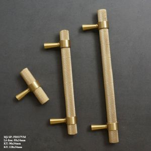 Tay Nắm Cửa Tủ Bếp Bằng Đồng FD317VM