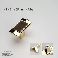 Tay Nắm Cửa Tủ Bằng Hợp Kim Kẽm Mặt Da FHK411GD