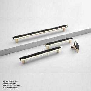 Tay Nắm Cửa Tủ Bằng Hợp Kim Kẽm Da FHK412BD