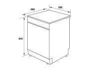 Máy Rửa Chén Độc Lập Hafele  HDW-F60G 535.29.590
