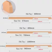 Tay Nắm Cửa Tủ Áo MTA510AN - 600/800/1000mm