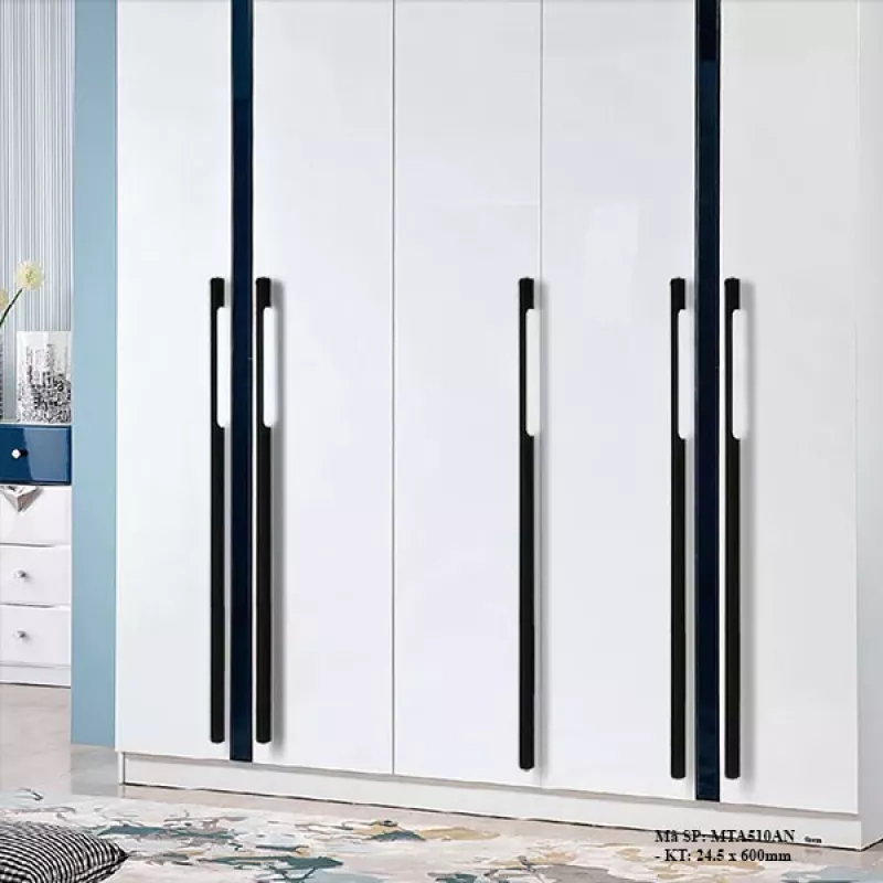 Tay Nắm Cửa Tủ Áo MTA510AN - 600/800/1000mm
