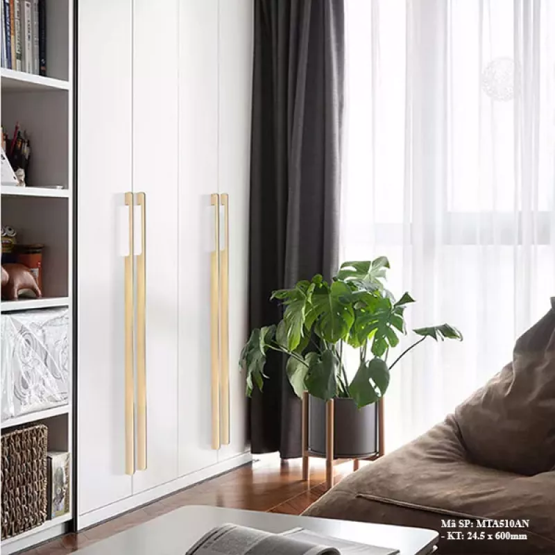 Tay Nắm Cửa Tủ Áo MTA510AN - 600/800/1000mm