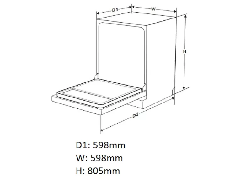 Máy Rửa Chén Canzy CZ-P1036R