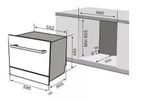 Máy Rửa Chén Canzy CZ-DE8B05EU