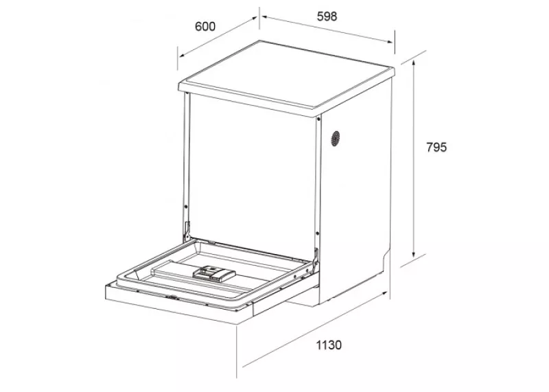 Máy Rửa Chén Canzy CZ-WSG14PTC SERI 8