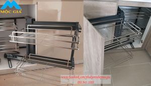 Kho phụ kiện bếp Eurogold hướng dẫn lắp đặt kệ góc liên hoàn