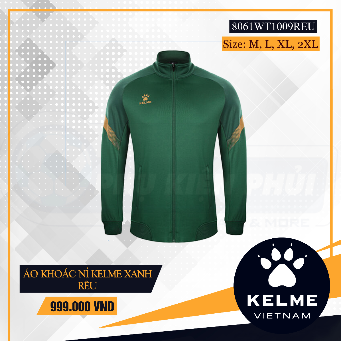 ÁO NỈ KELME 8061WT1009REU