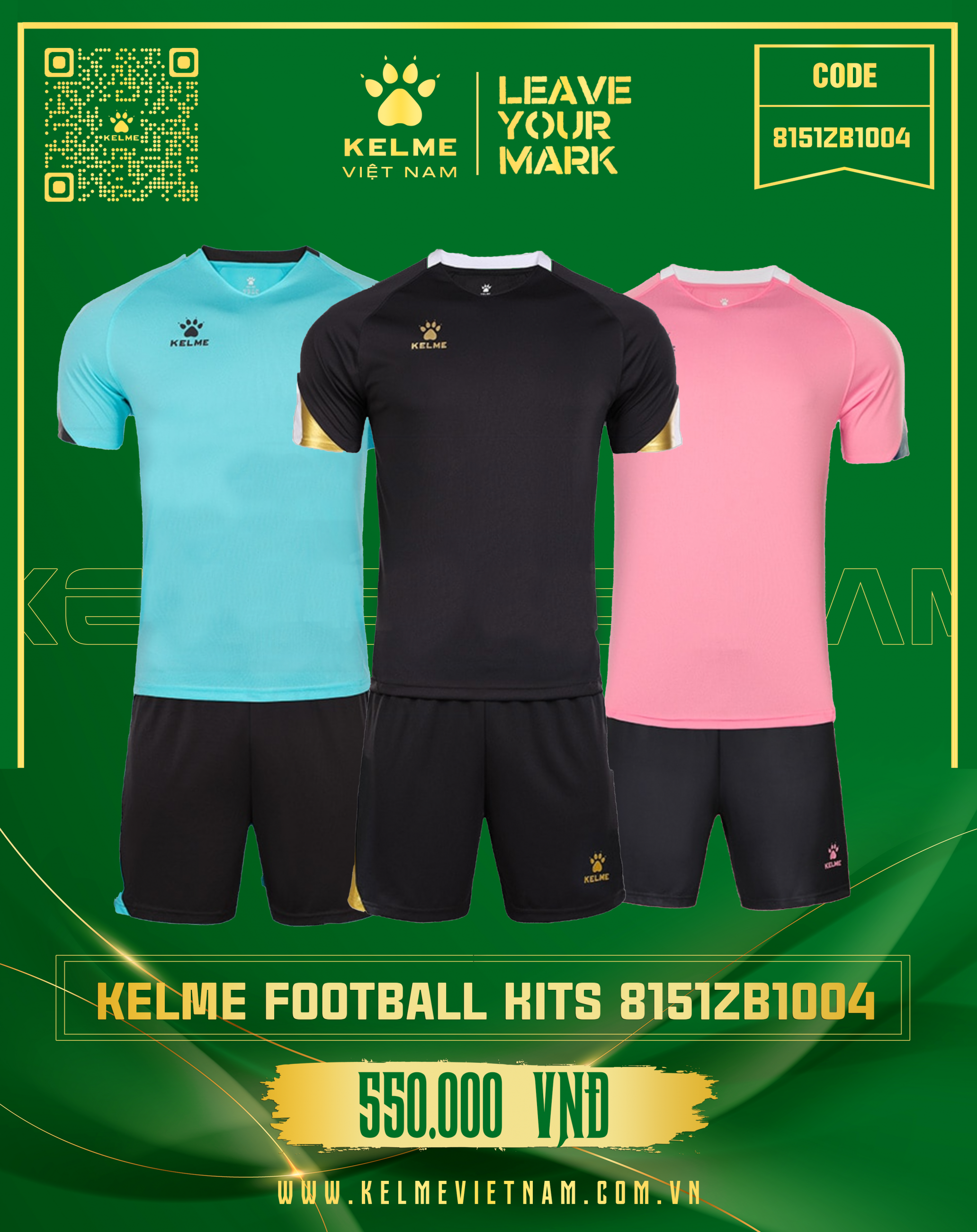 KELME FOOTBALL KITS 8151ZB1004