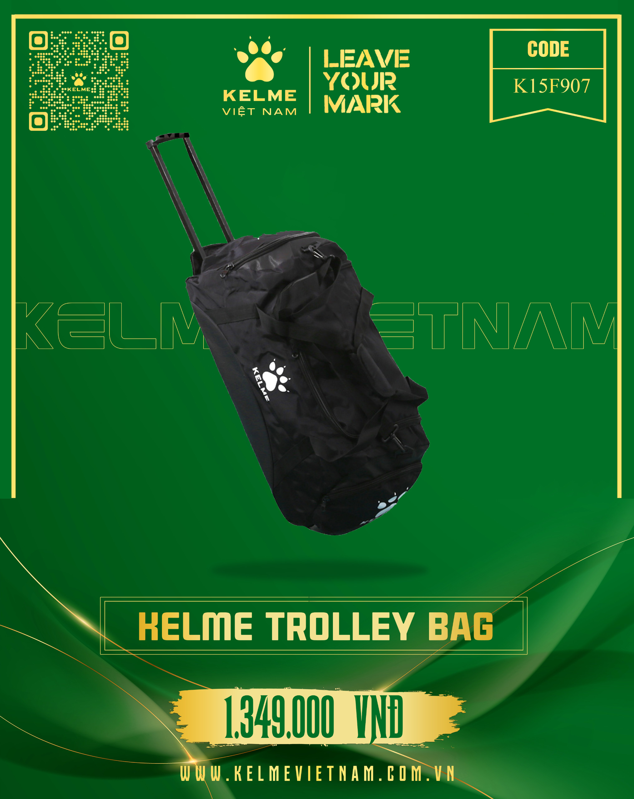 KELME TROLLEY BAG K15F907