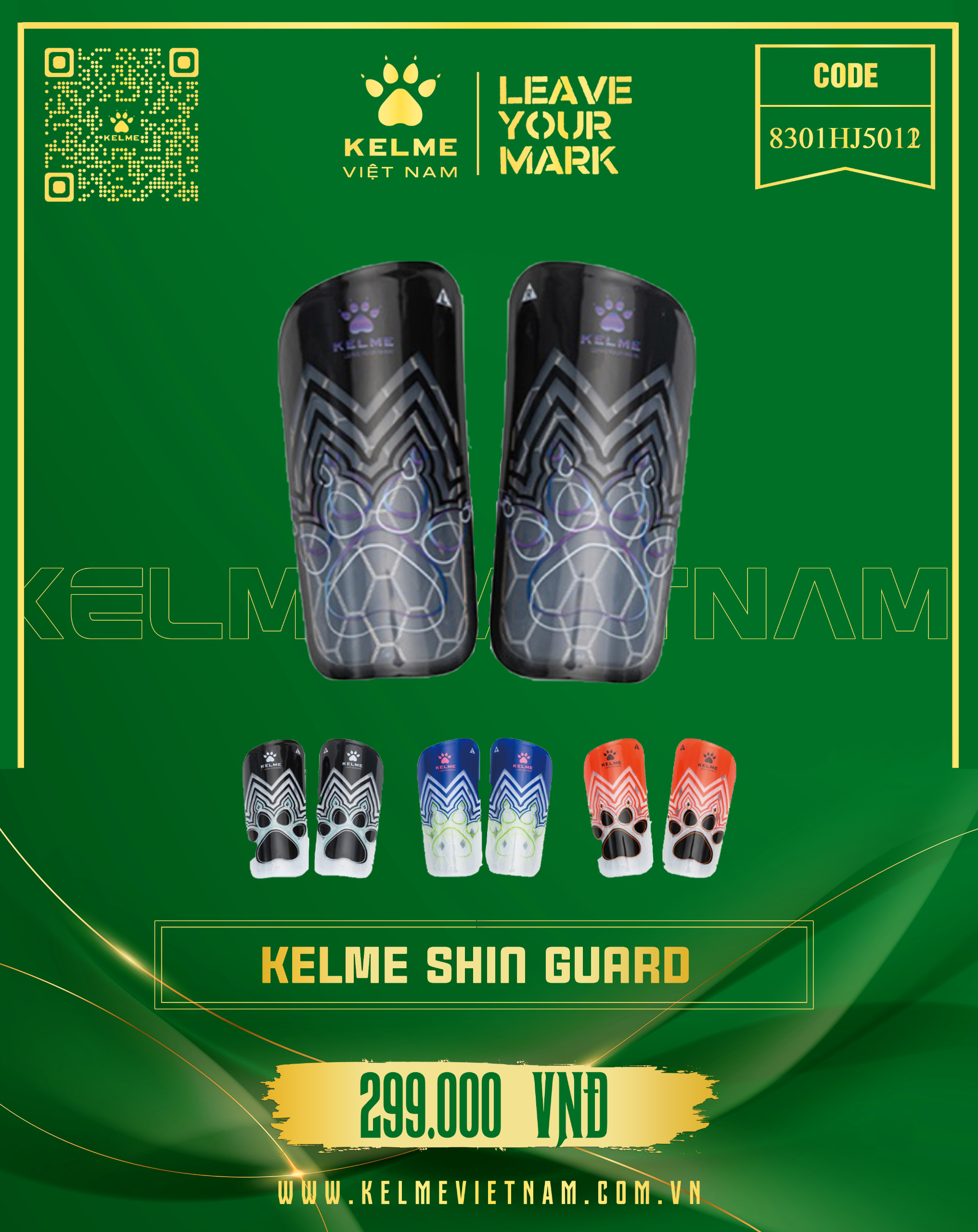 KELME SHIN GUARD 8301HJ5012