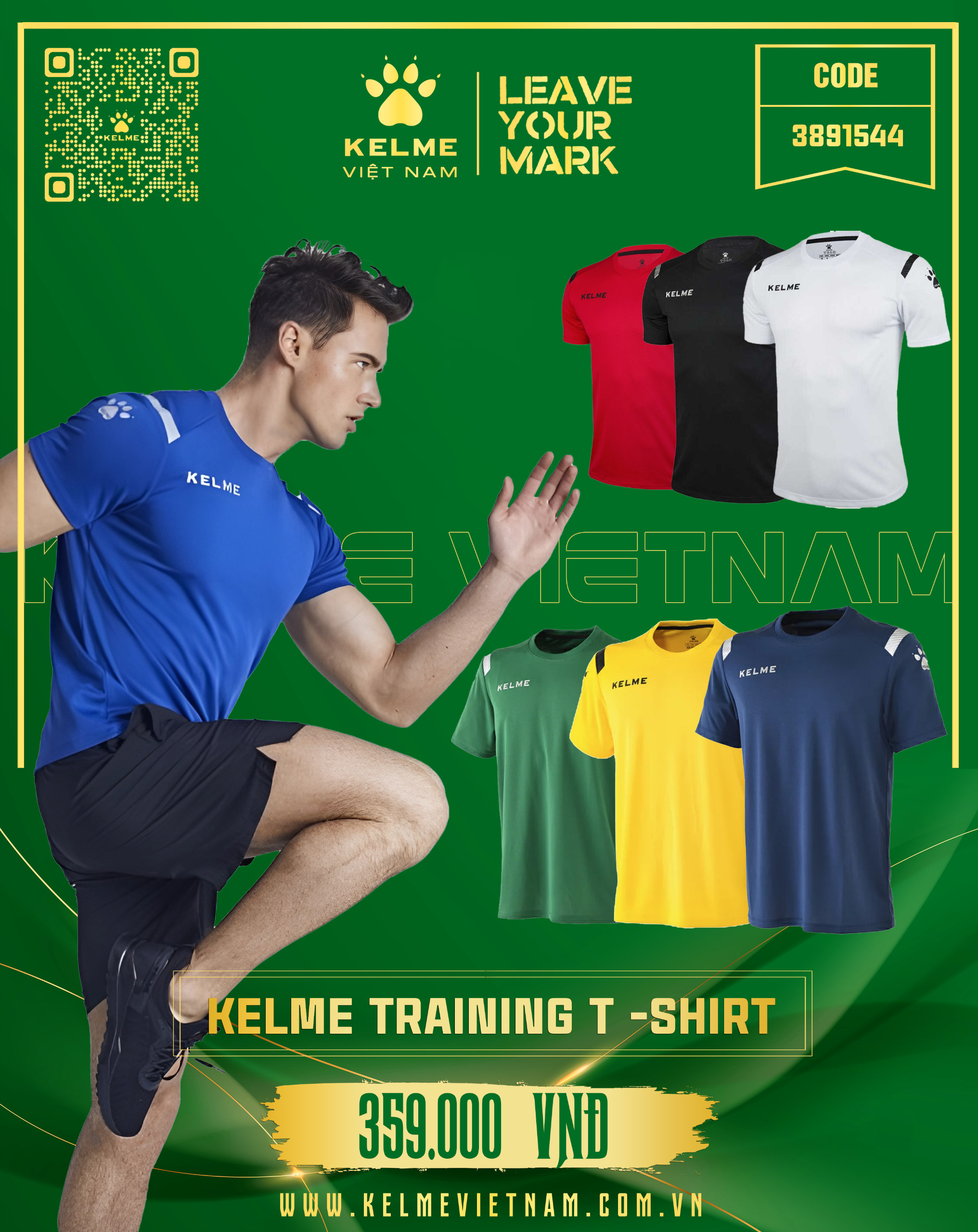 KELME TRAINING T - SHIRT 3891544