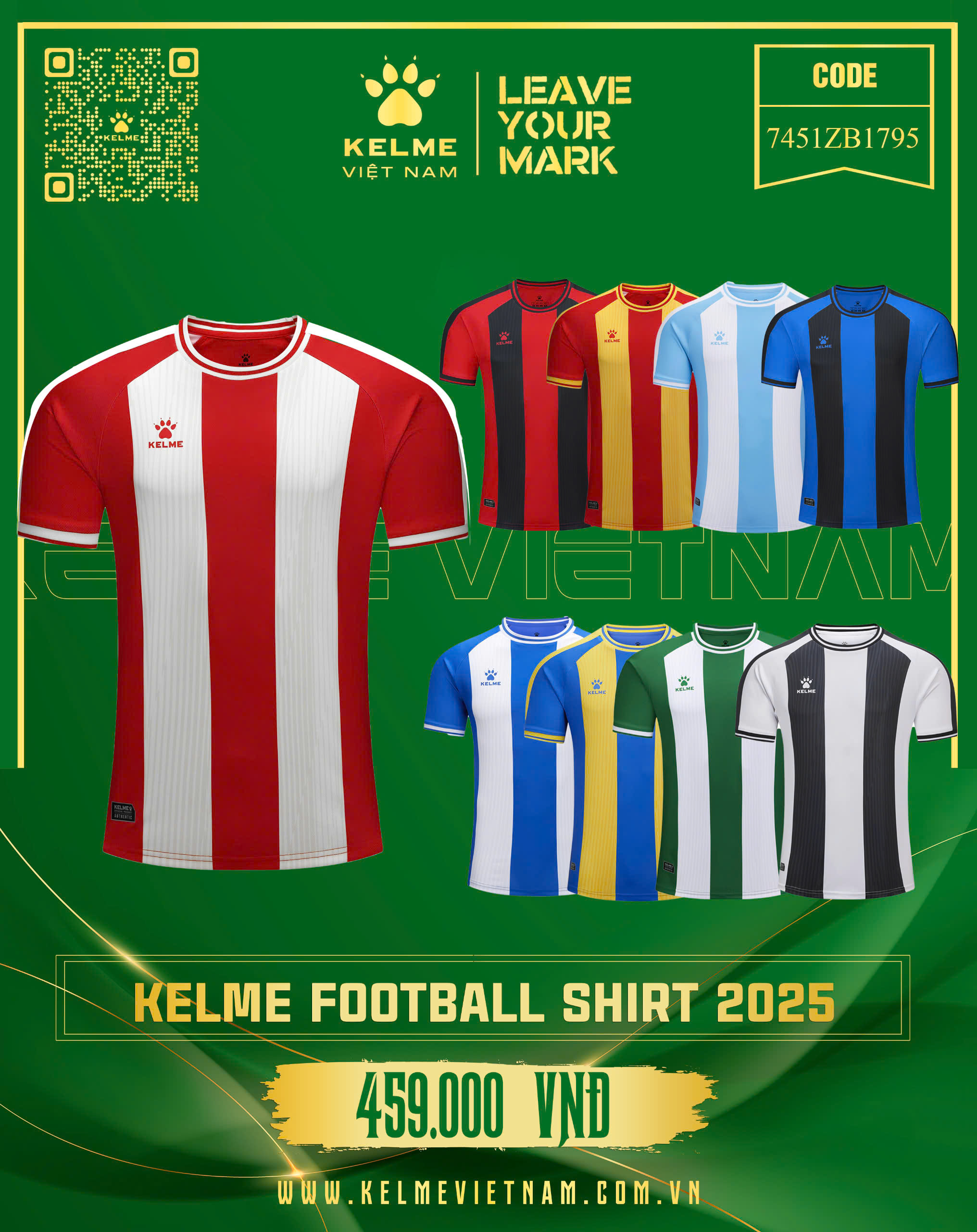 KELME FOOTBALL SHIRT 2025