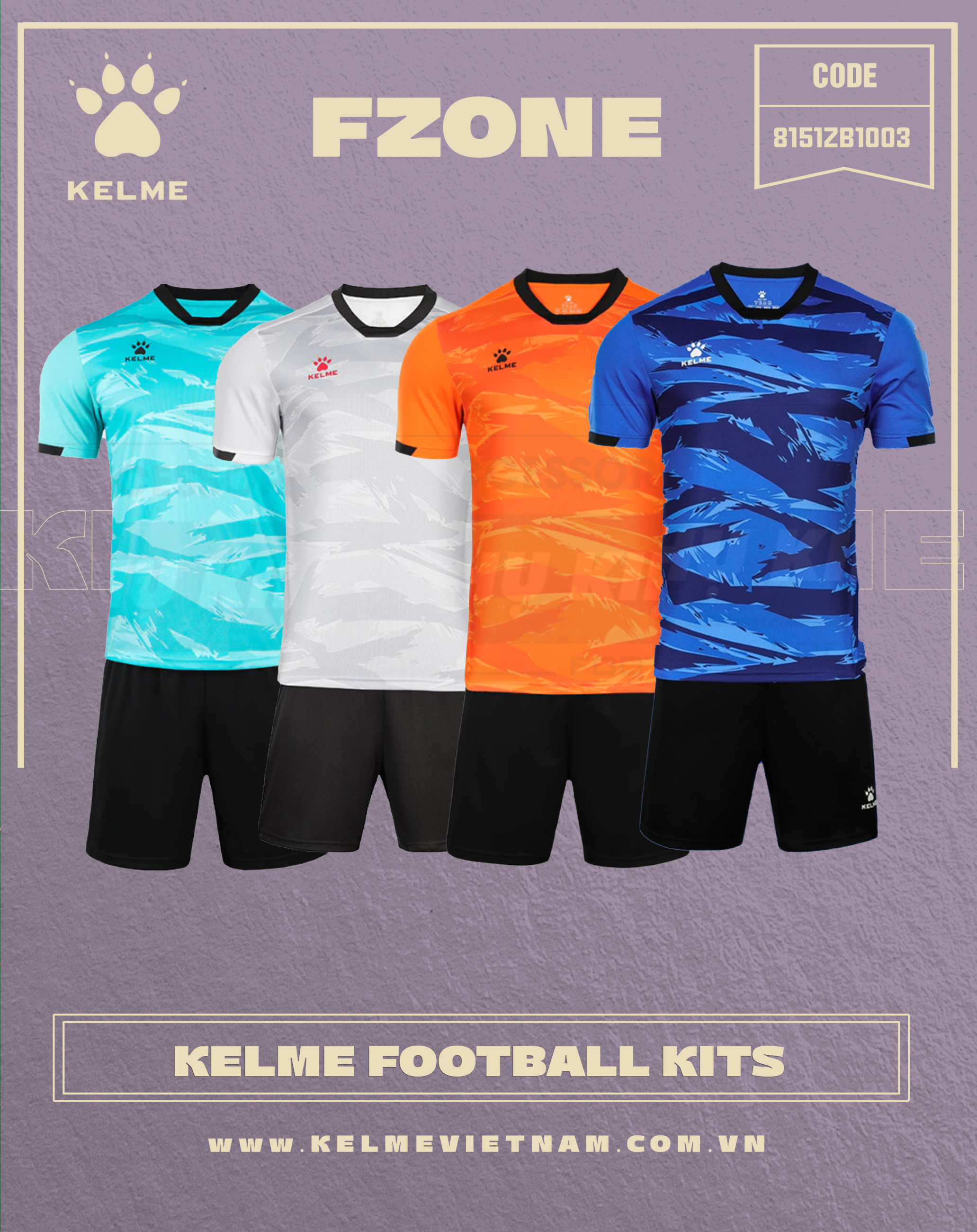 KELME FOOTBALL KITS 8151ZB1003