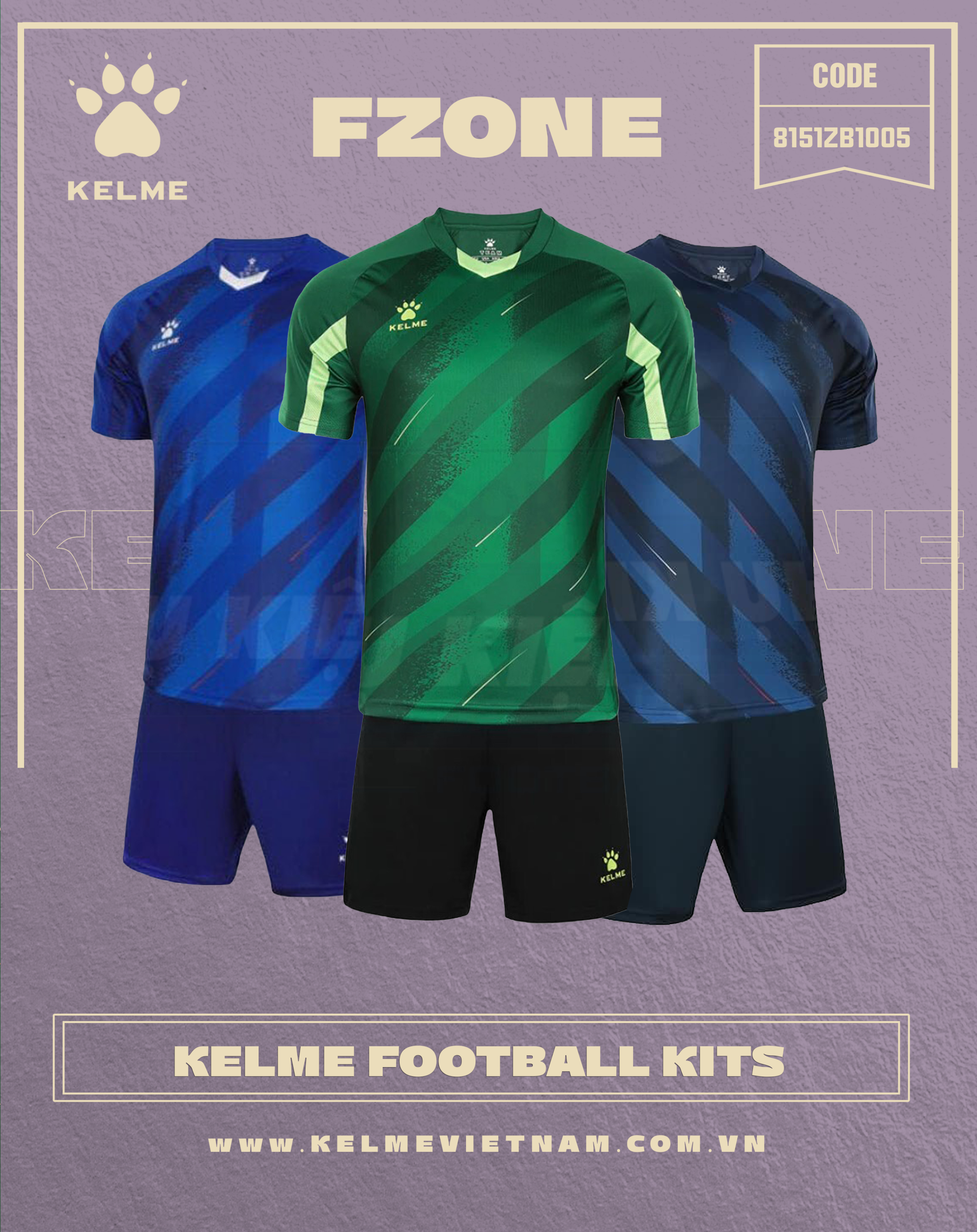 KELME FOOTBALL KITS 8151ZB1005