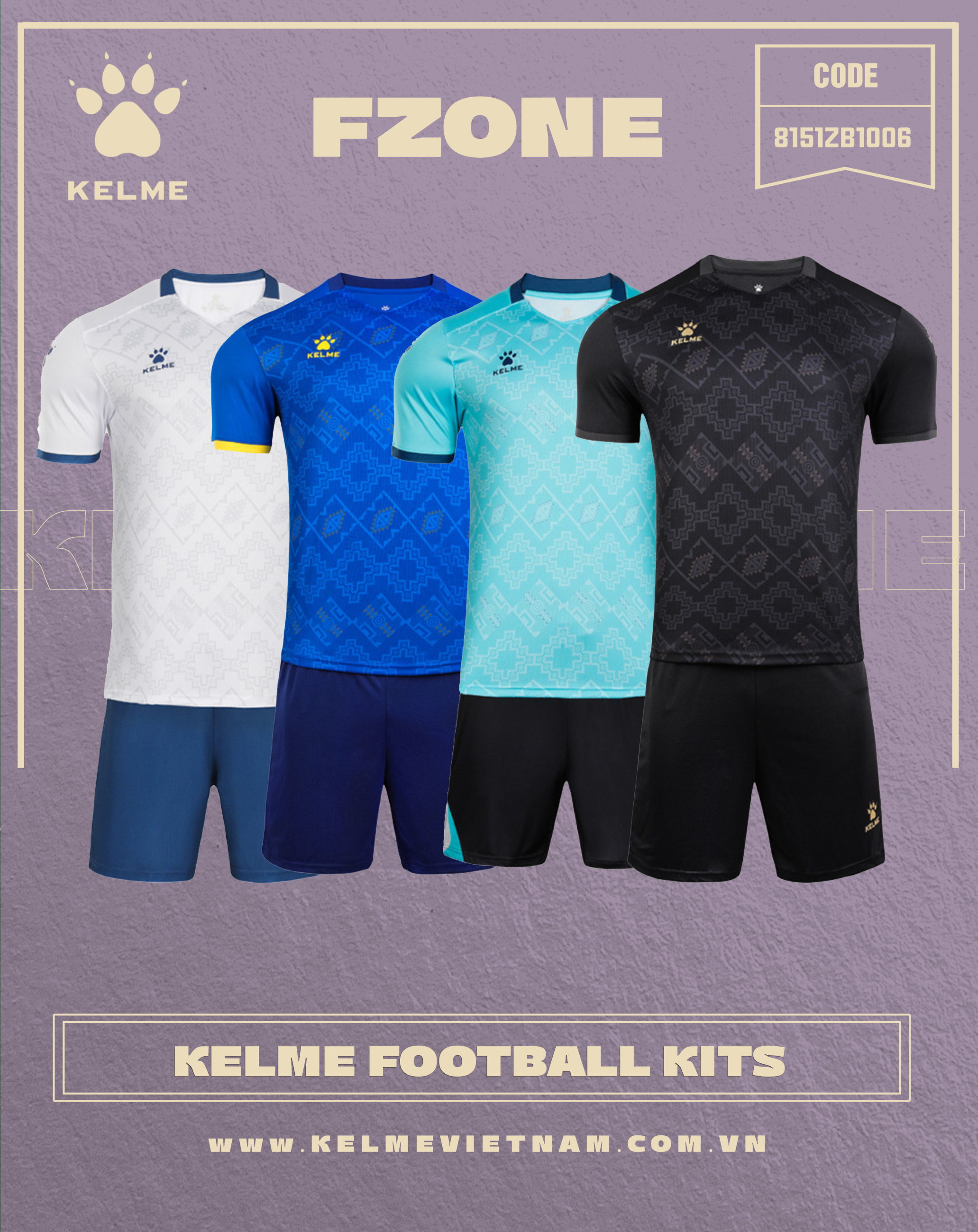 KELME FOOTBALL KITS 8151ZB1006