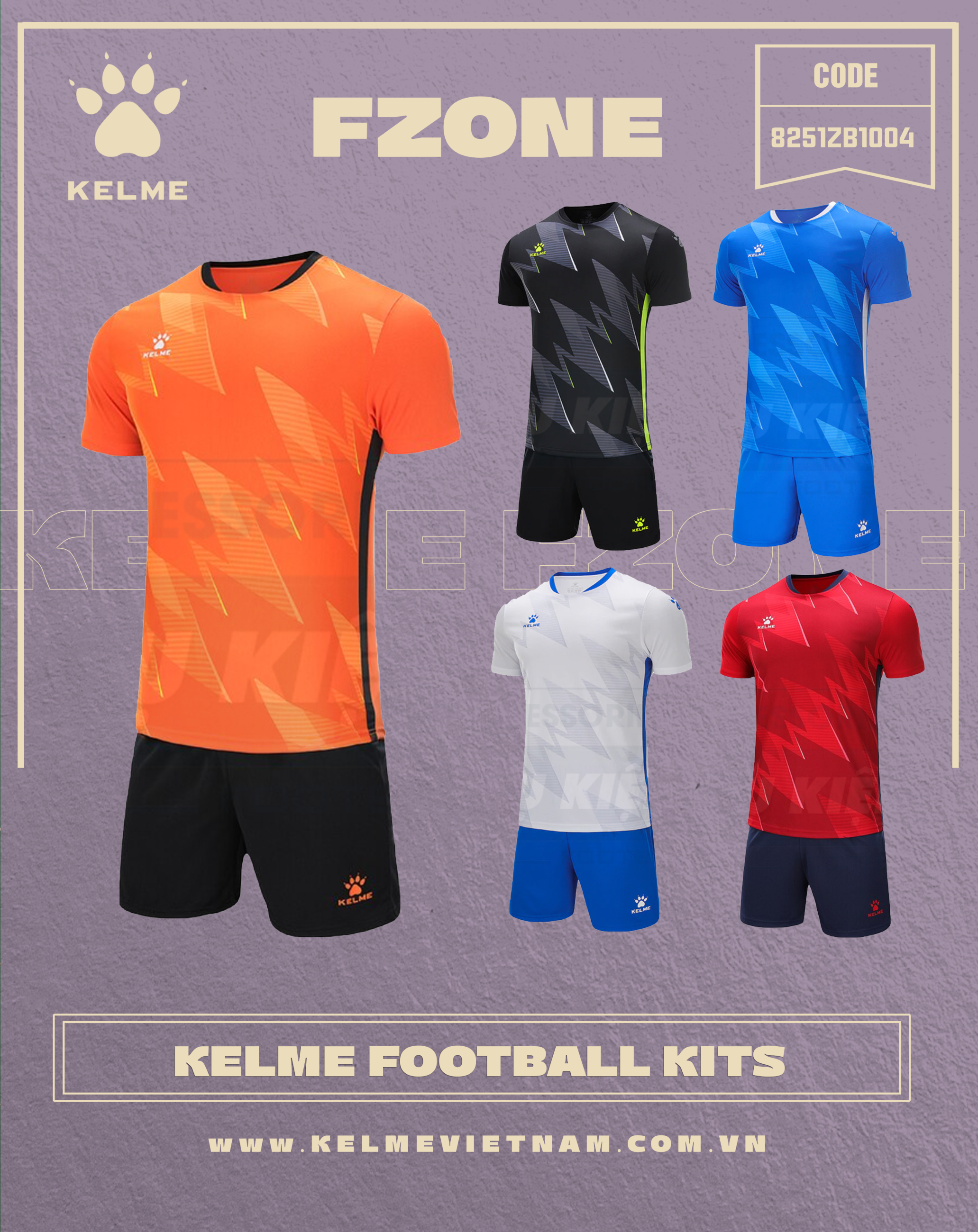 KELME FOOTBALL KITS 8251ZB1004