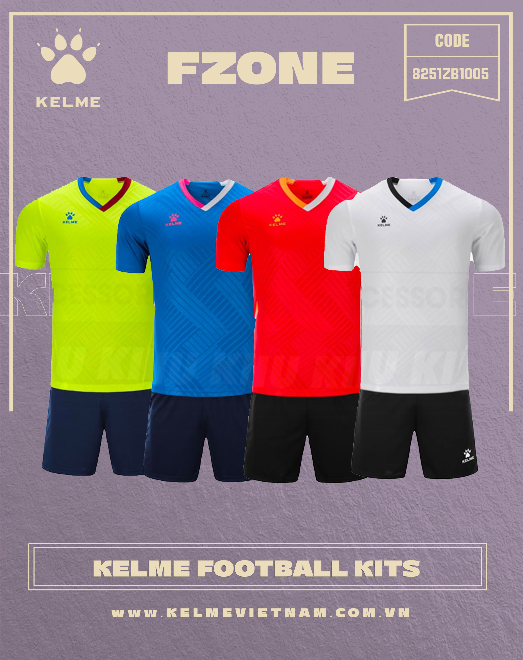 KELME FOOTBALL KITS 8251ZB1005