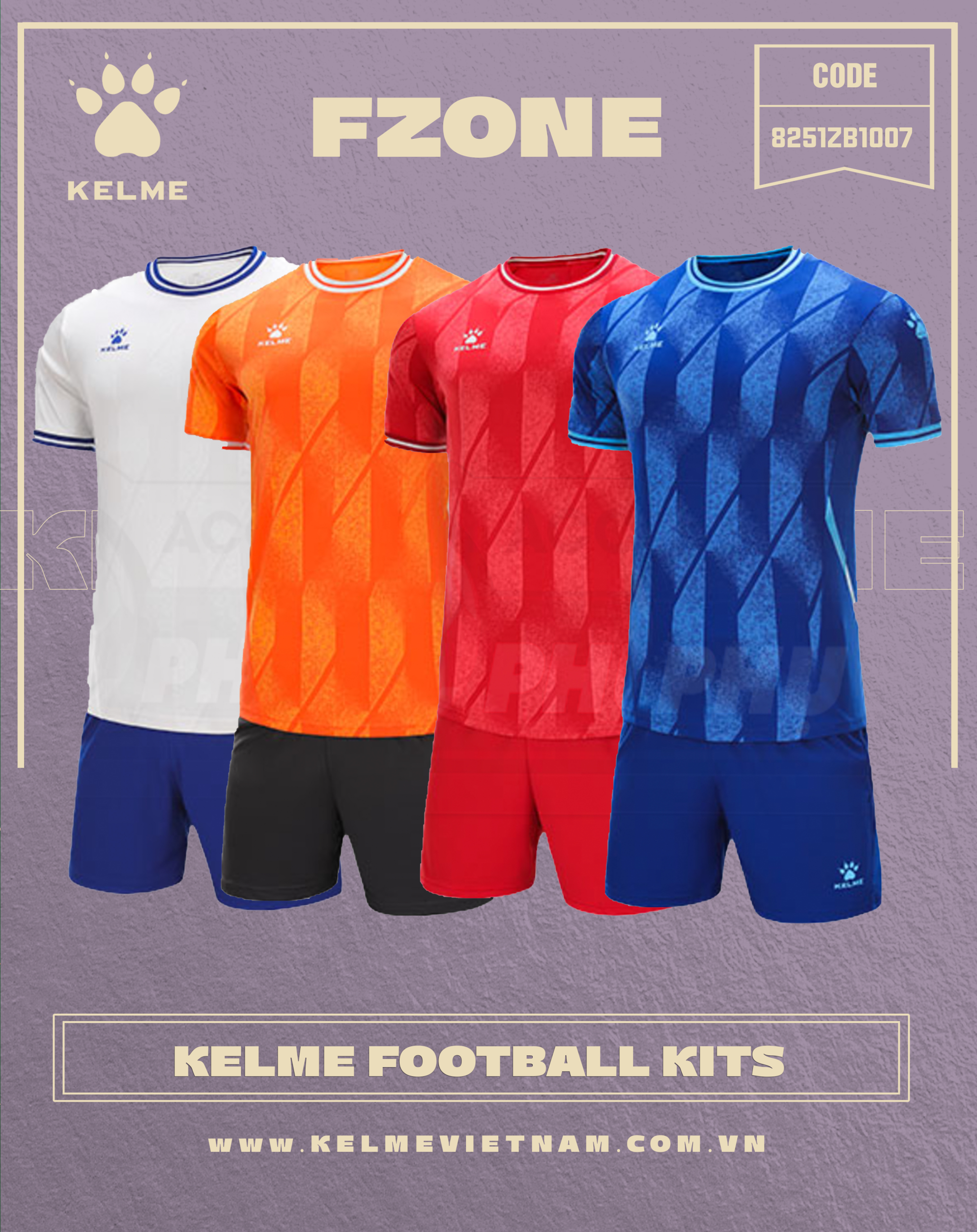 KELME FOOTBALL KITS 8251ZB1007