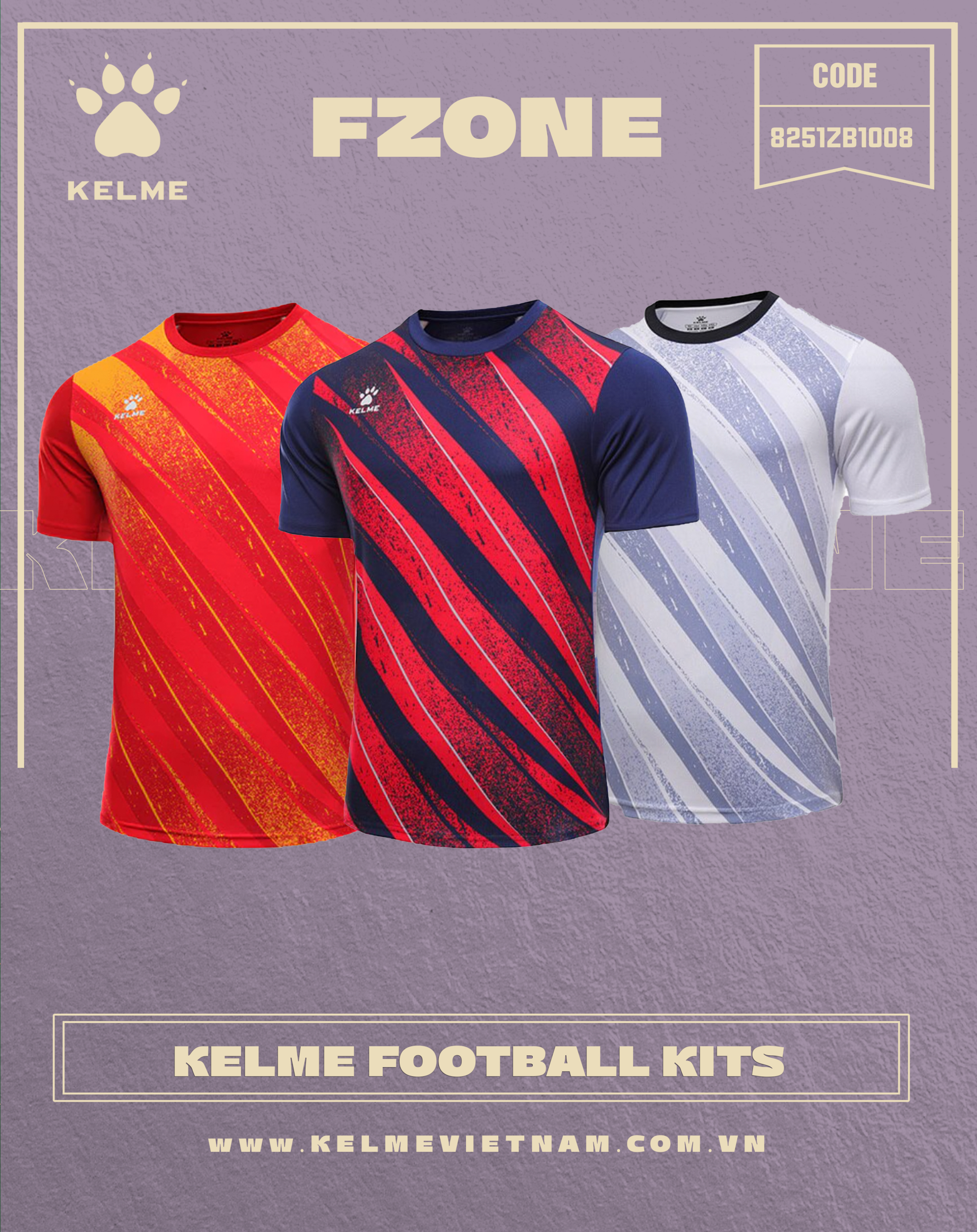 KELME FOOTBALL KITS 8251ZB1008