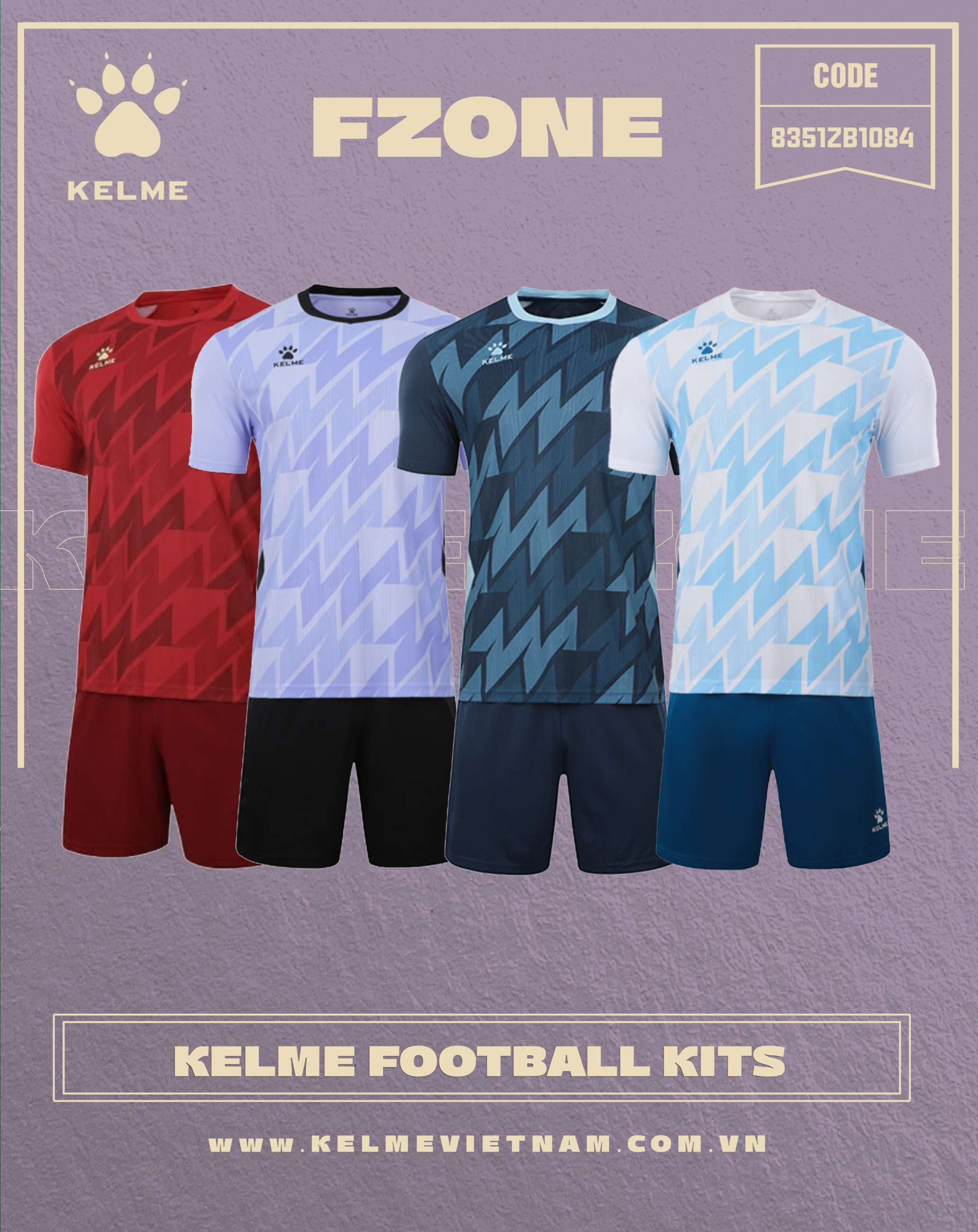 KELME FOOTBALL KITS 8351ZB1084