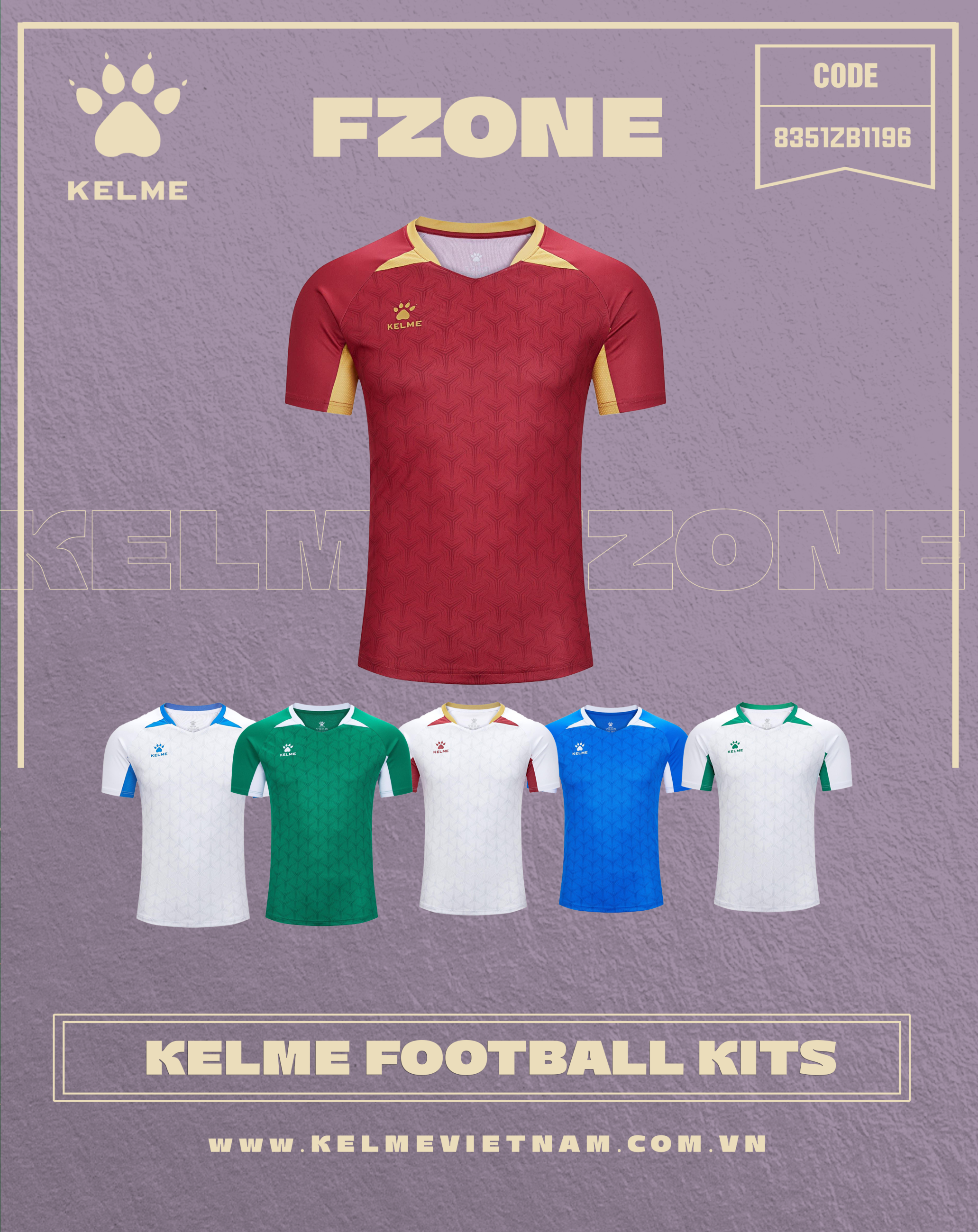 KELME FOOTBALL KITS 8351ZB1196