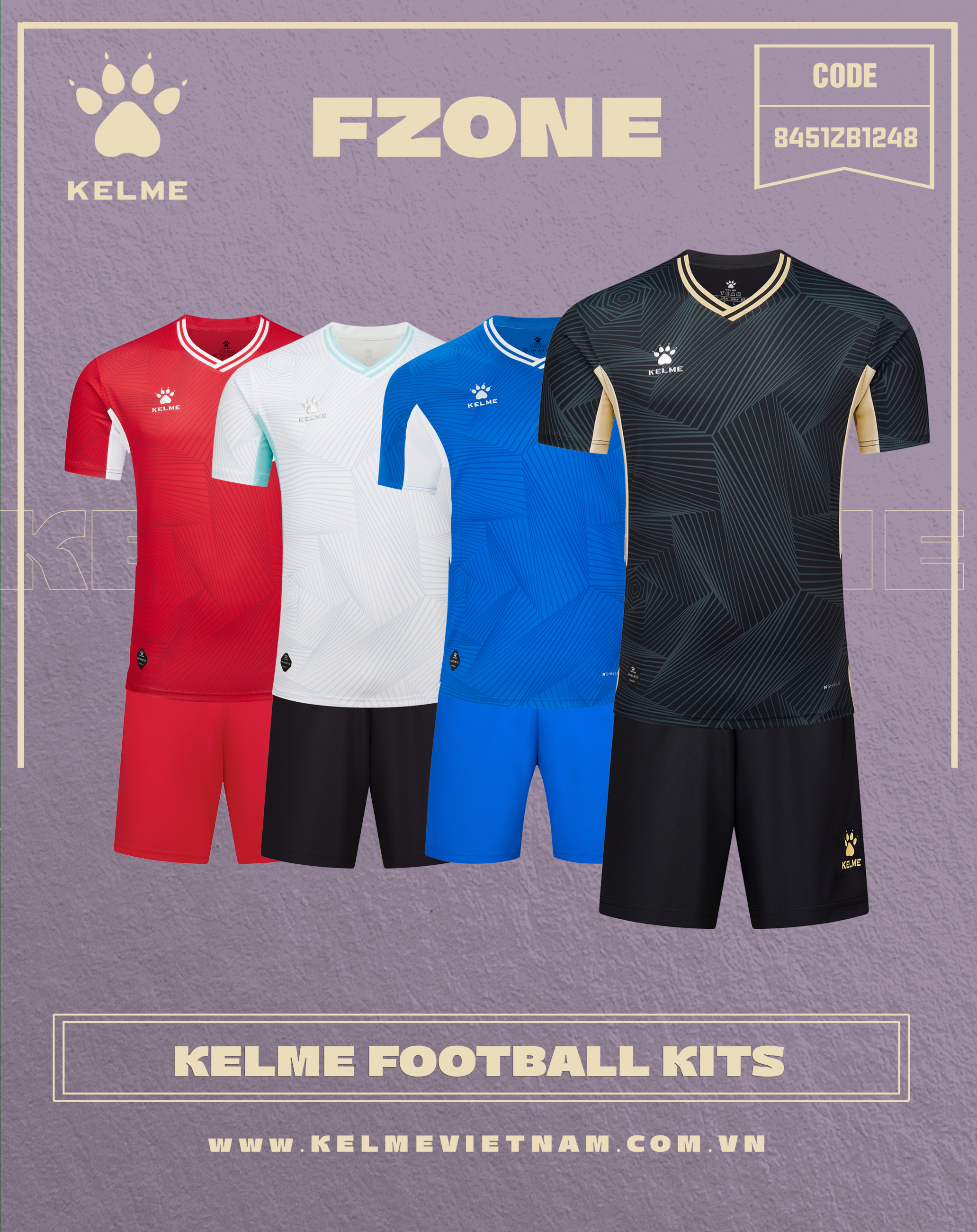 KELME FOOTBALL K SHIELD 8451ZB1248
