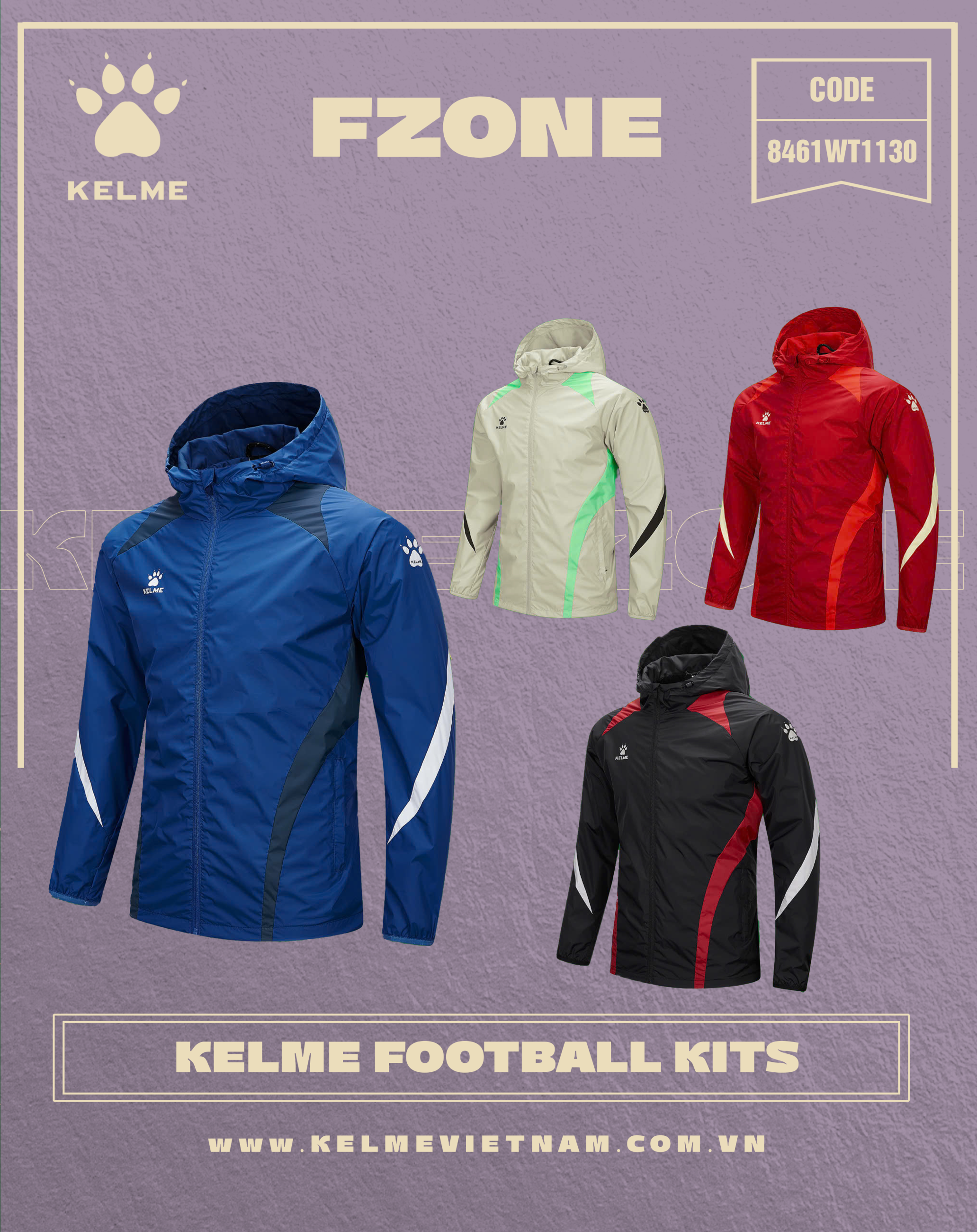 KELME RAIN JACKET 25/26