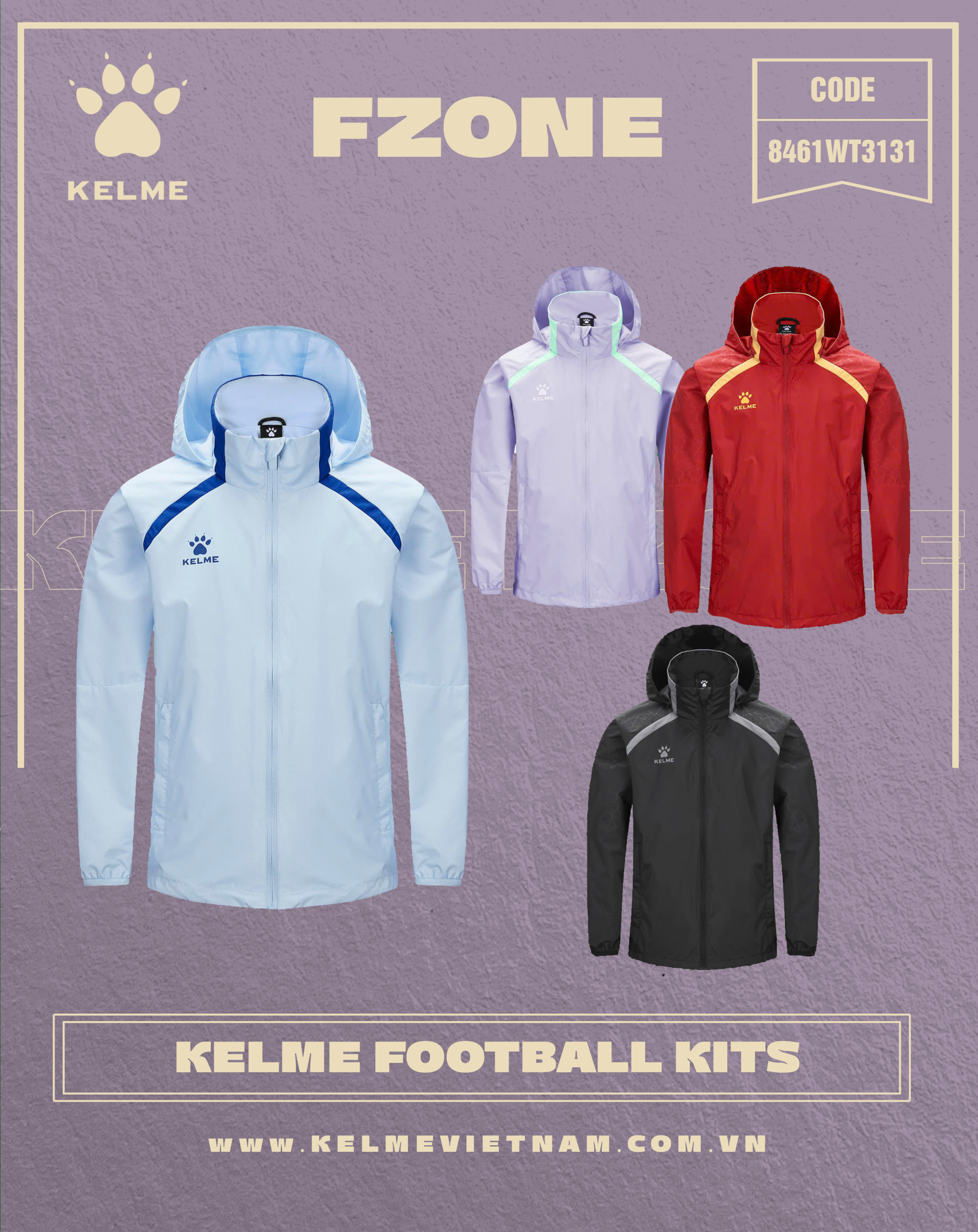 KELME RAIN JACKET 25/26