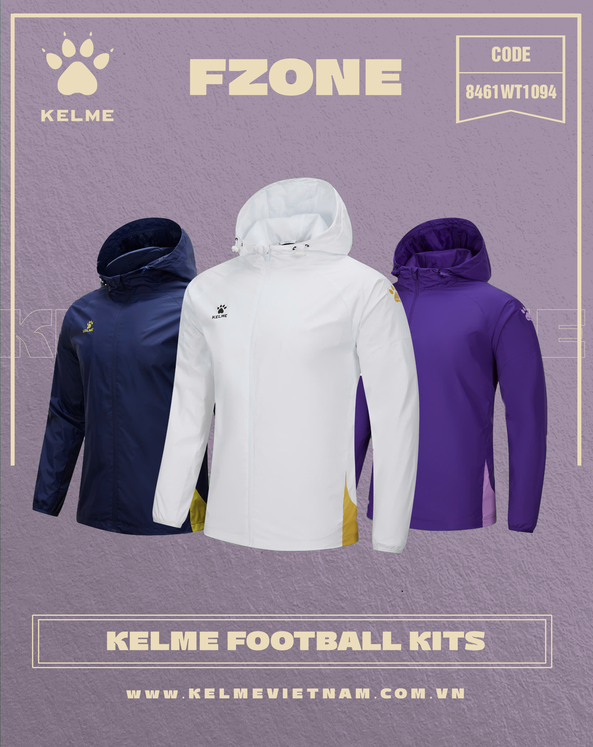 KELME RAIN JACKET 25/26