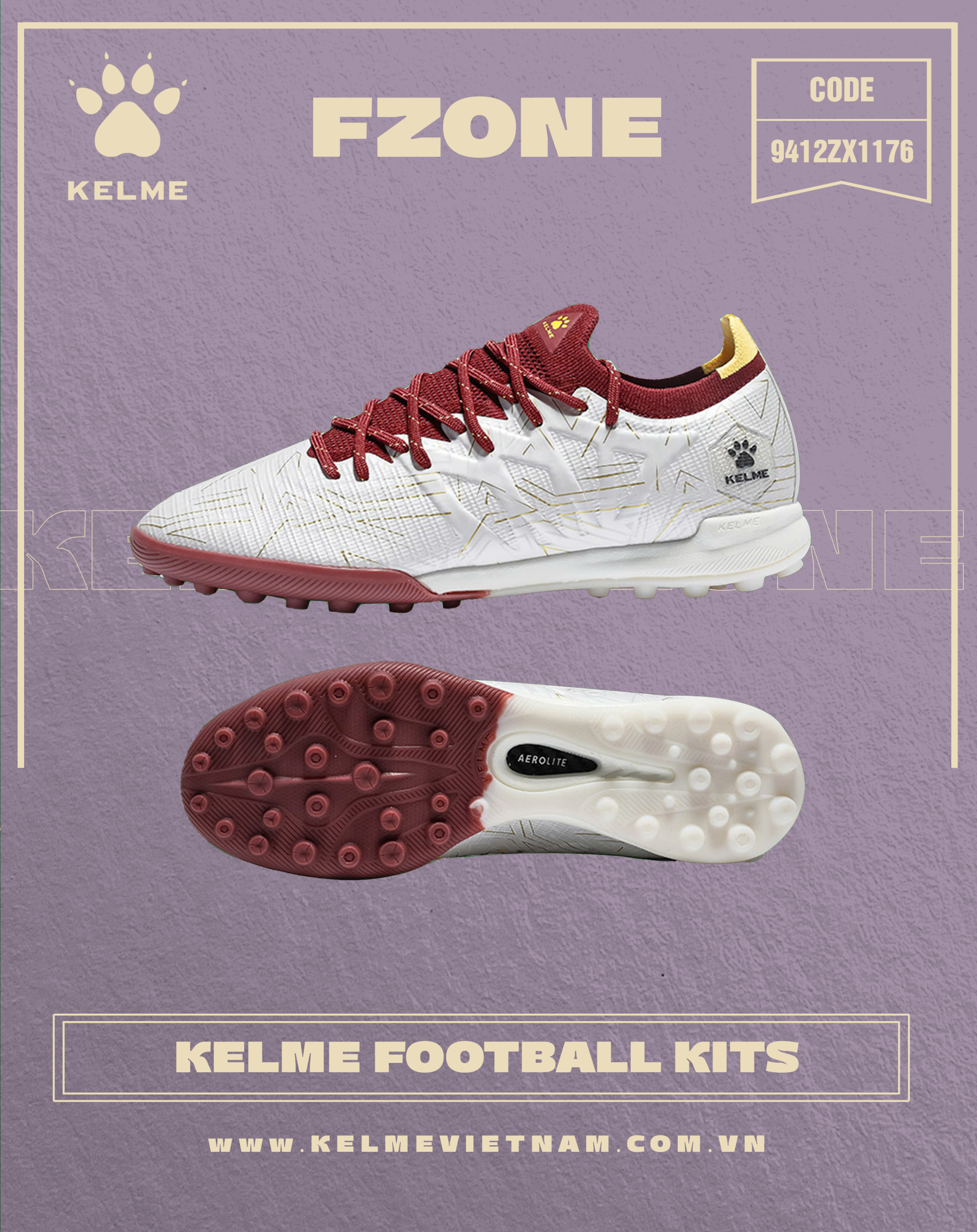 WHITE JADE FOOTBALL SHOES TF