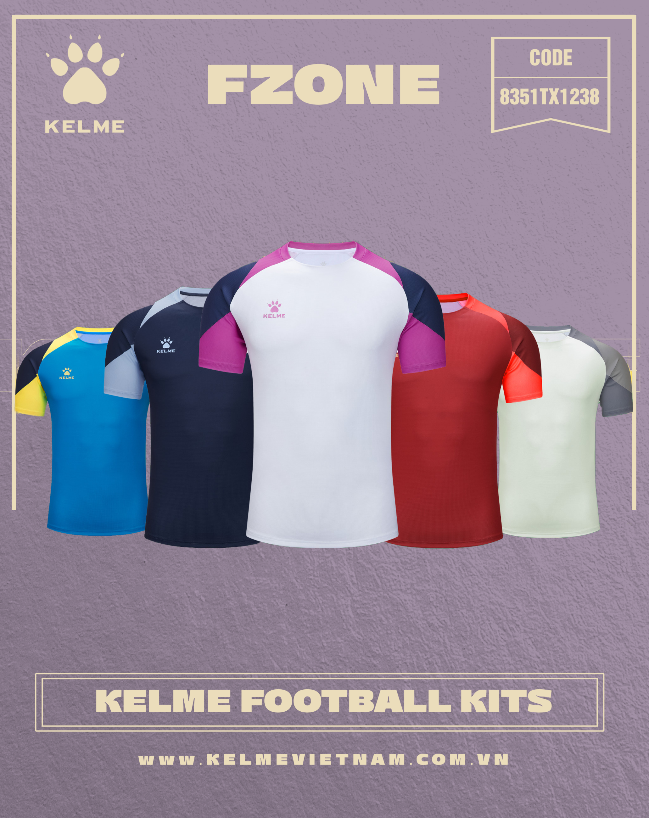 KELME ROUND NECK T-SHIRT 8351TX1238