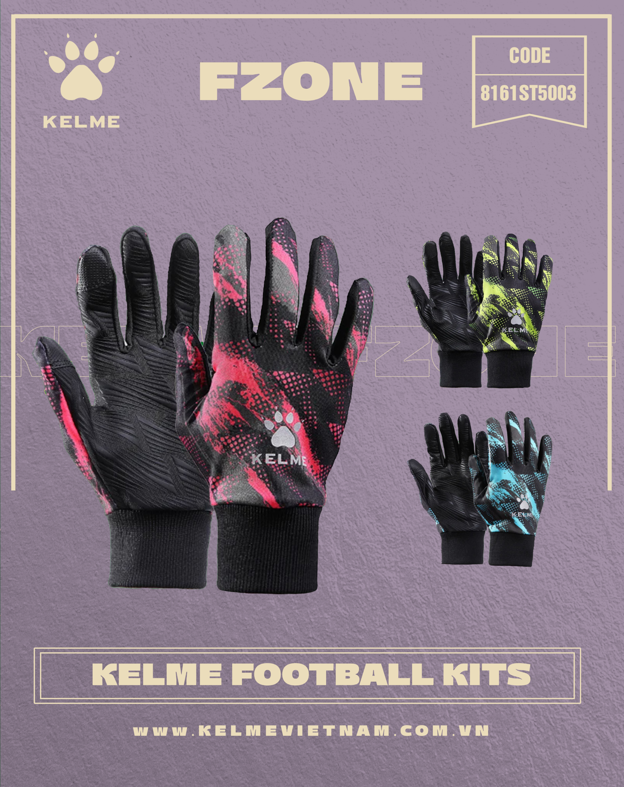 KELME THERMAL GLOVES 8161ST5003