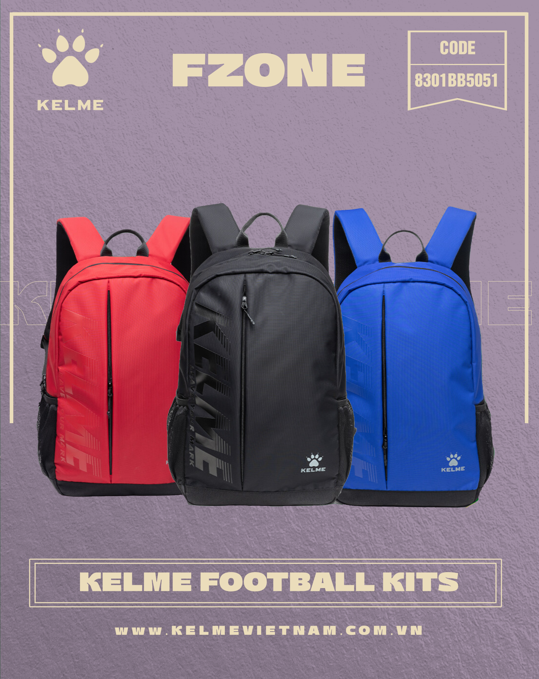 KELME BACKPACK 8301BB5051
