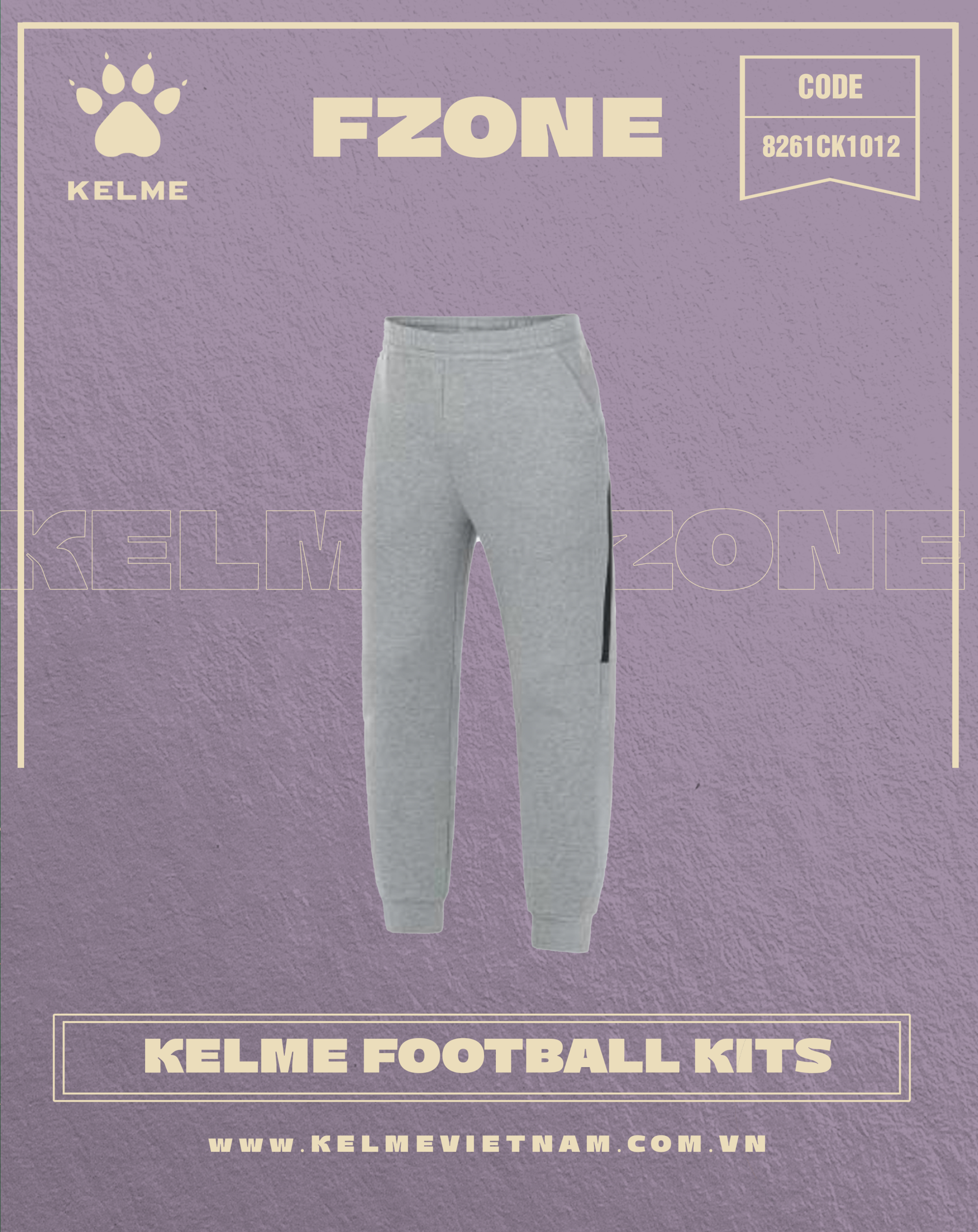 QUẦN NỈ DA CÁ KELME 8261WT1018