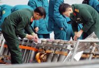 Cận cảnh trận địa pháo hoa bên Hồ Gươm chào năm mới 2021