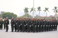 Xuất quân diễn tập phương án bảo vệ Đại hội đại biểu toàn quốc lần thứ XIII của Đảng
