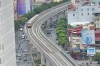 Cận cảnh đoàn tàu Nhổn - ga Hà Nội chạy thử toàn tuyến 8,5km trên cao