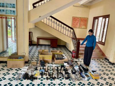 Công an Tuyên Quang triệt phá kho linh kiện chế tạo súng
