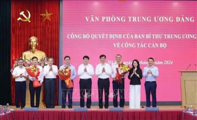 Công bố quyết định bổ nhiệm Trợ lý, Thư ký của Tổng Bí thư, Chủ tịch nước Tô Lâm