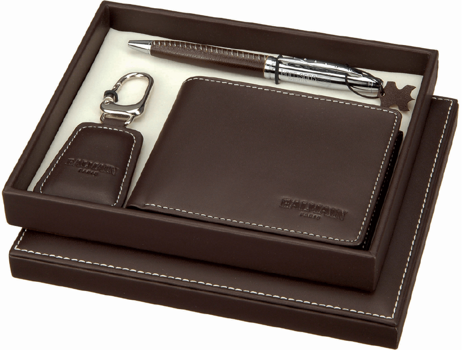 Set ví - bút - móc khóa