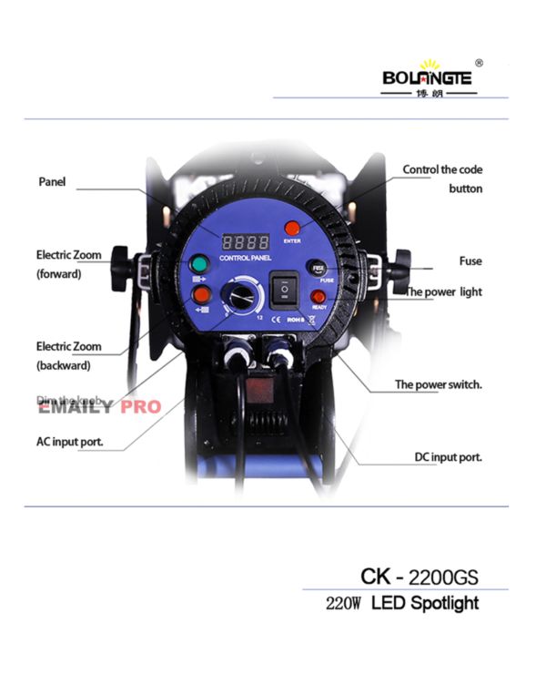 ĐÈN SPOTLIGHT LED CK-2200GS