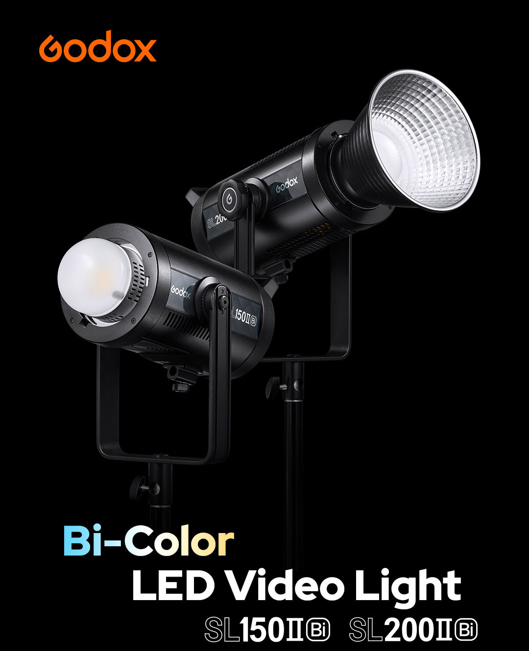 Đèn Led Godox SL150 II Bi Color 2800k-6500k Video light 