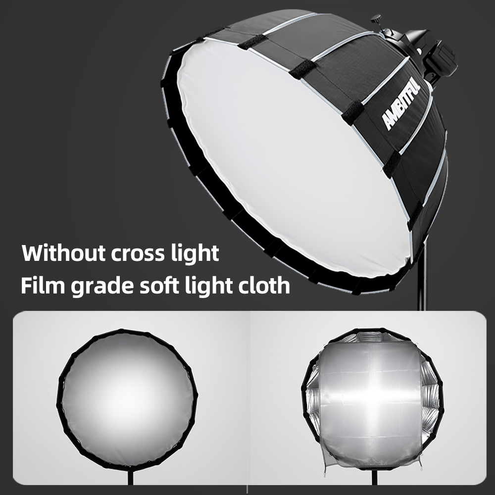 Softbox Deep Parabolic AMBITFUL 70CM - Grid 