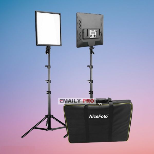 Bộ Đèn KIT Video LED NiceFoto SL-500A 