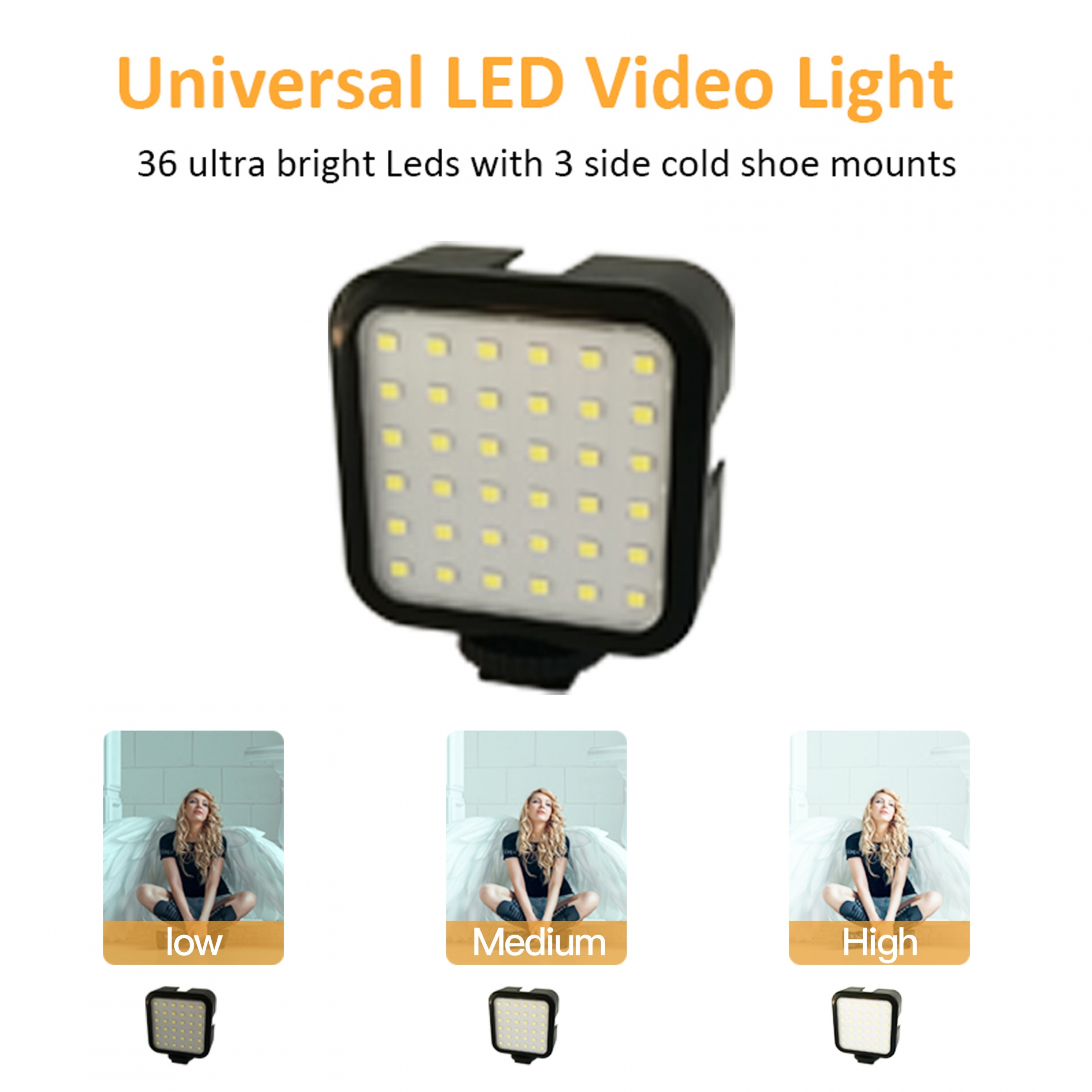 Đèn video LED Siêu sáng được trang bị cho KIT LM-01