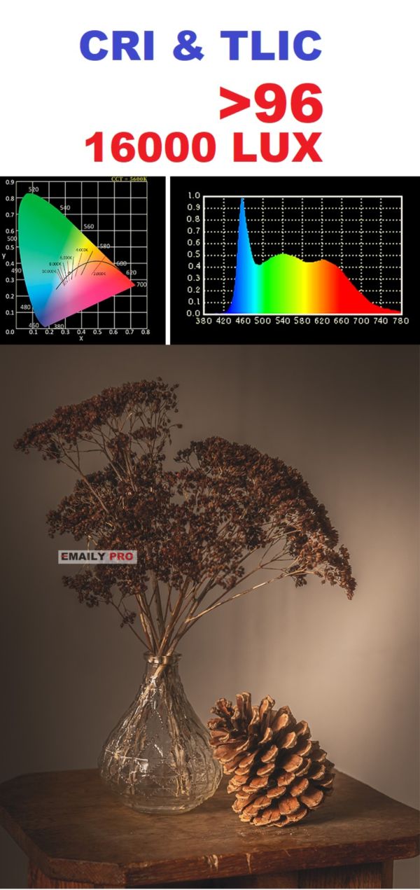 Đèn Video LED Ngoài Trời NiceFoto HB-1000A 3200K-6500K 