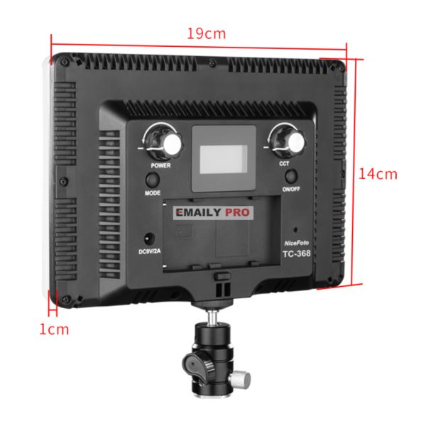 Đèn video LED NiceFoto TC-368 RGB 